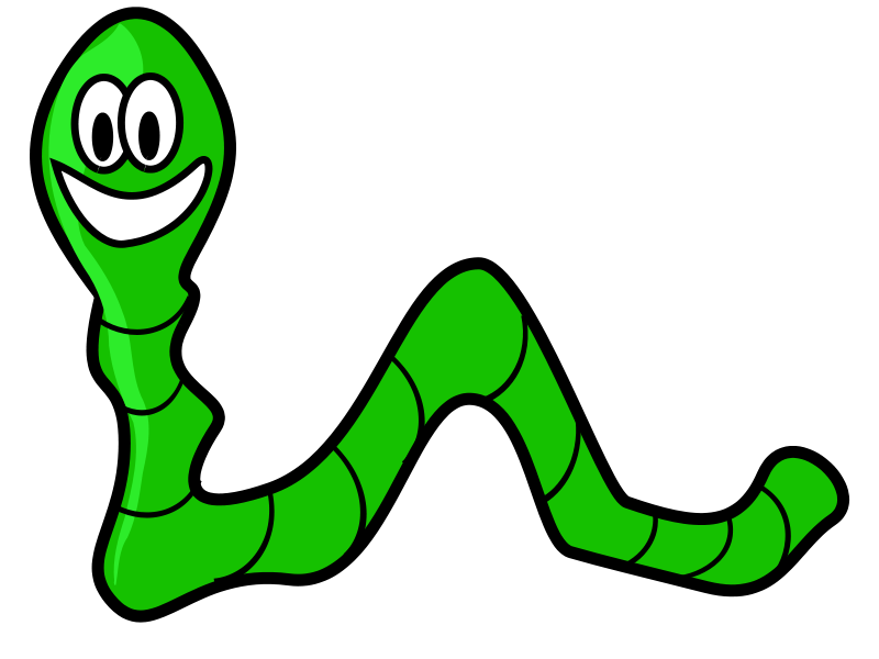 Worm Cartoon Clipart