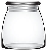 Empty Candy Jar Clip Art