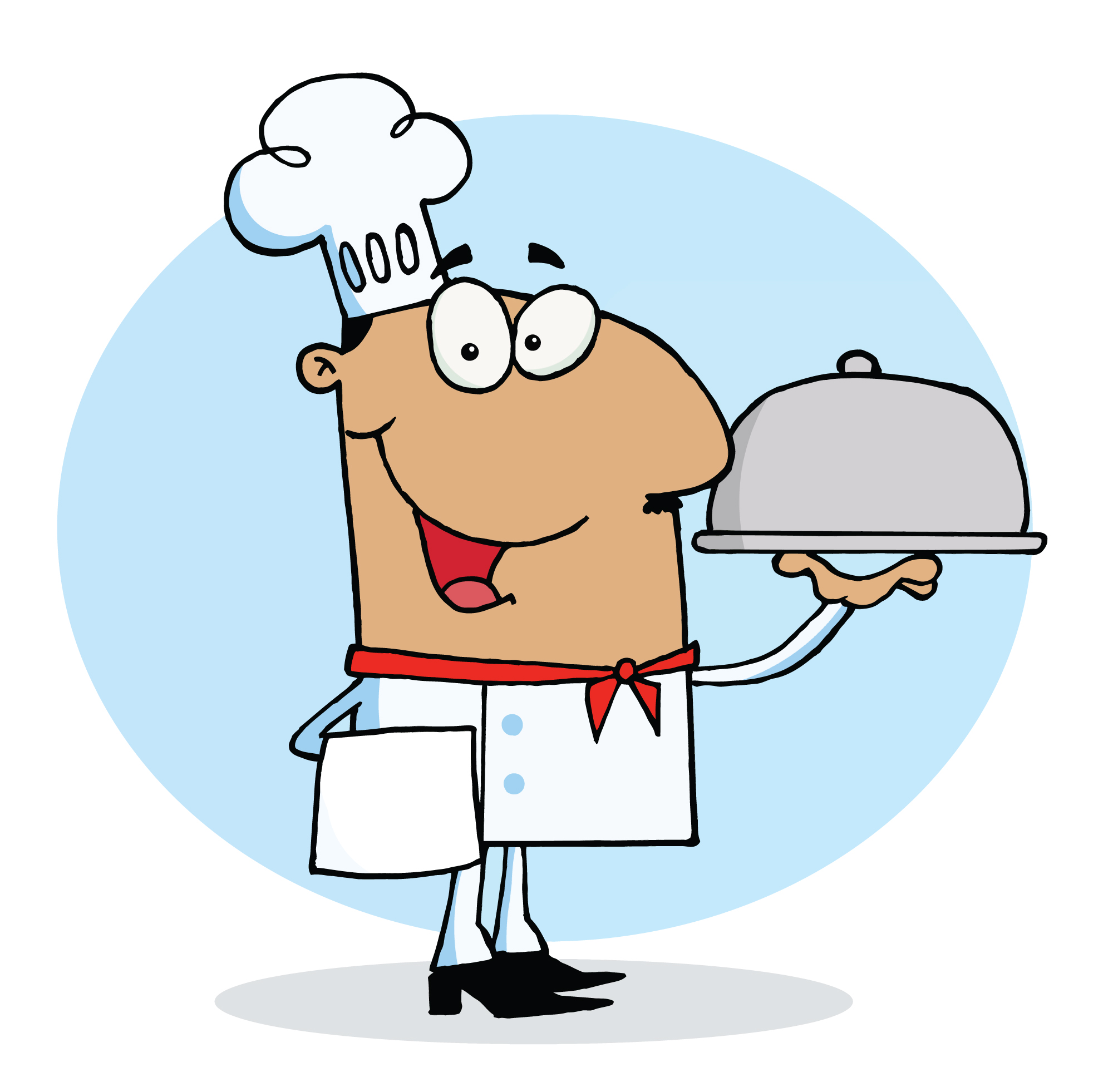 Kids Cooking Clipart Black And White - Free ...
