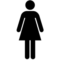 TOILET FOR WOMEN SIGN Logo Vector (.EPS) Free Download