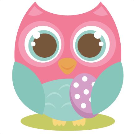 Cutting files, Clip art and Pink owl