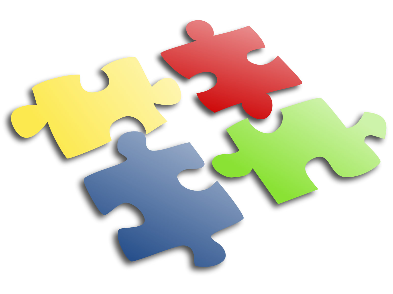 Jigsaw Puzzle Slide Design Backgrounds - Cartoon, Games - PPT ...