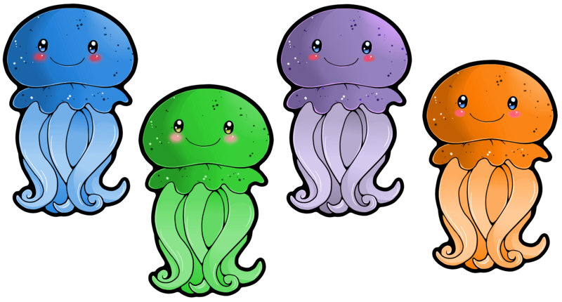 Clipart Jellyfish - Tumundografico