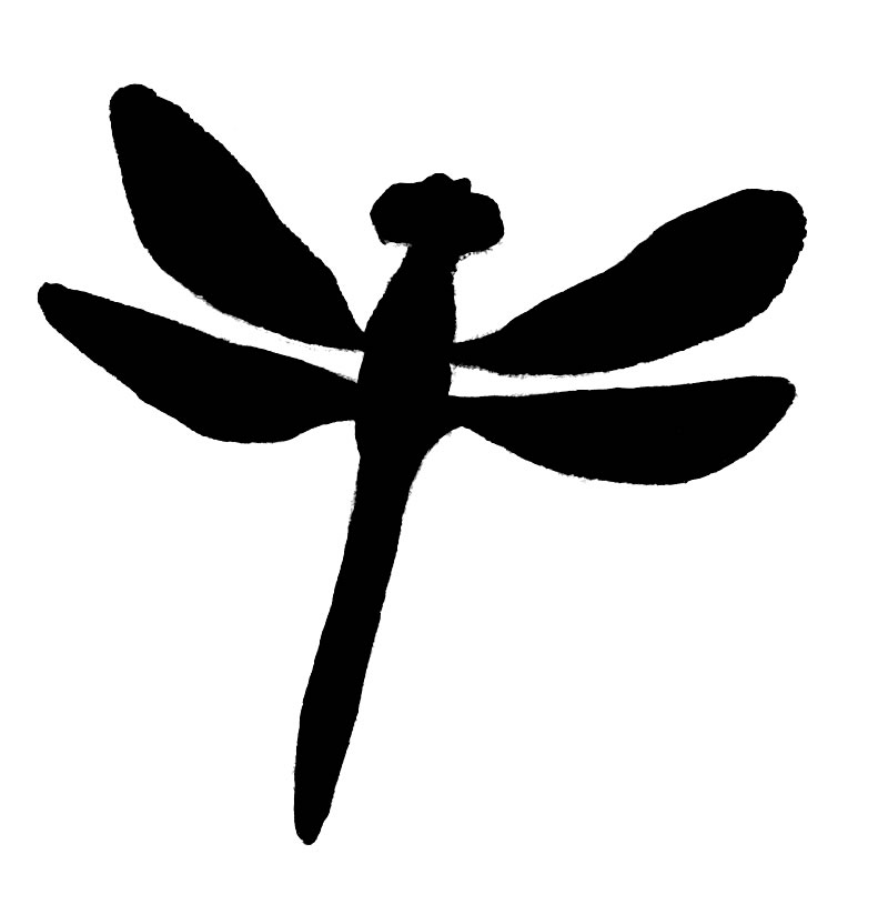 Dragonfly Clipart Black And White - Free Clipart ...