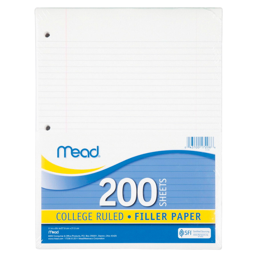 Filing & Organization Loose Leaf Paper School Student - 1076707 ...