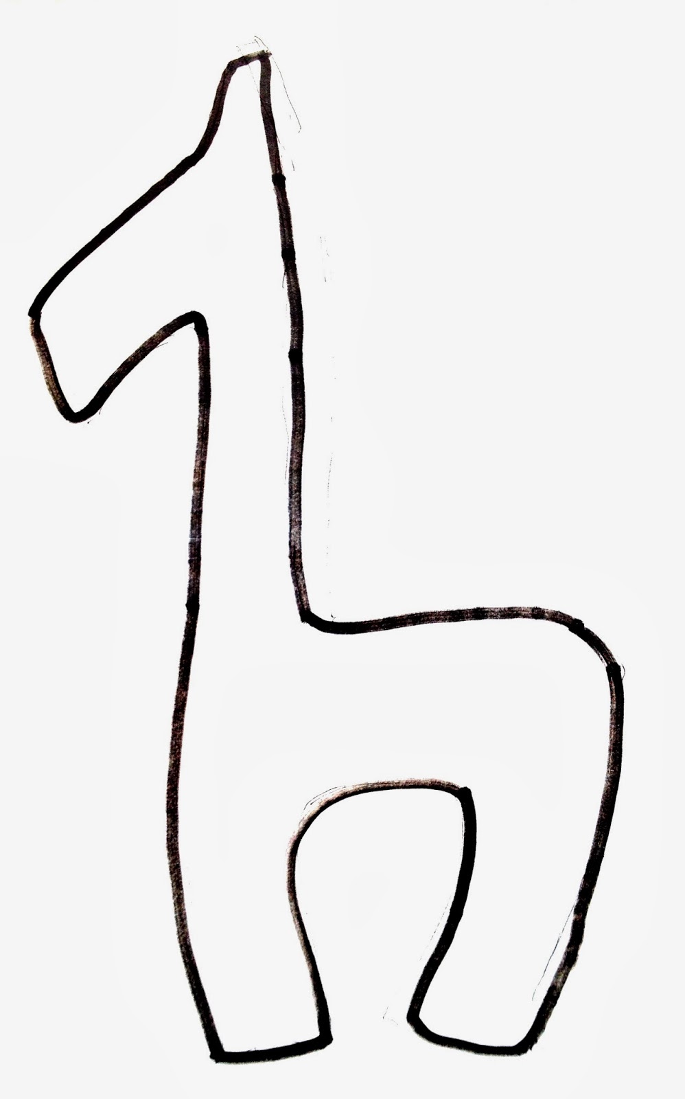 Giraffe Face Template - ClipArt Best