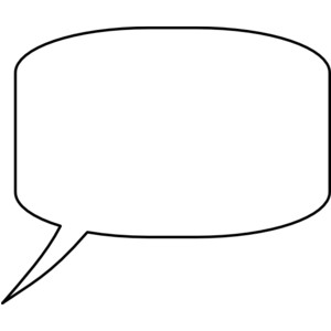 Talking Bubble No Shadow clip art - vector clip art online ...