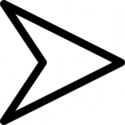 Plain Right Arrow Head clip art Vector clip art - Free vector for ...