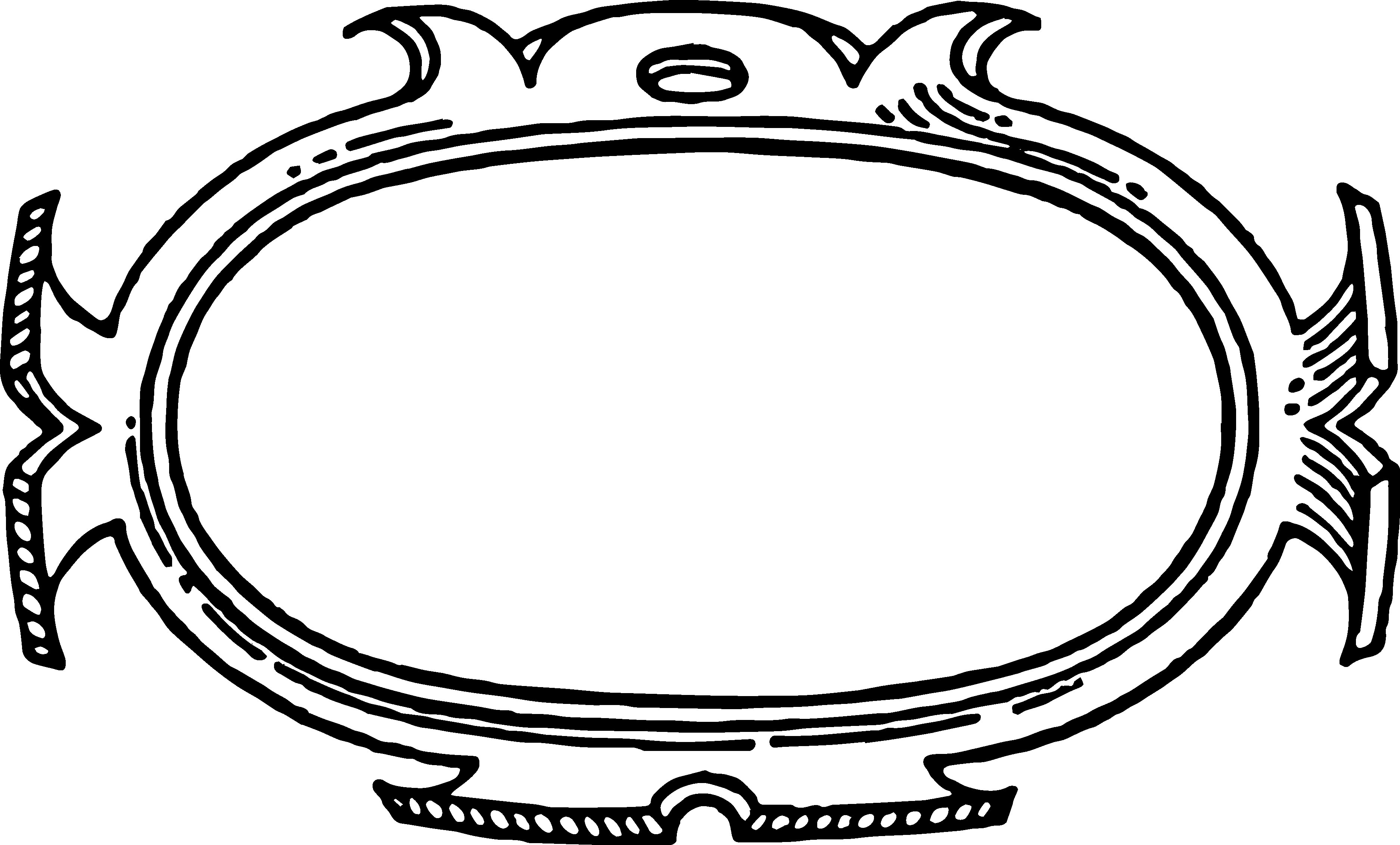 Pink Oval Frame Clipart - Free Clipart Images