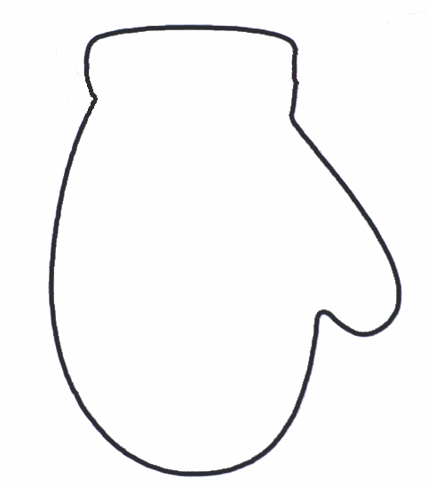 Mitten pattern clipart