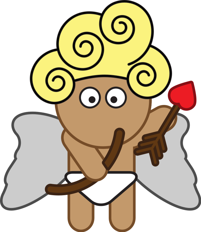 Cartoon cupid clipart