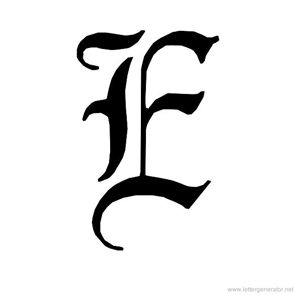 Old English Alphabet Gallery - Free Printable Alphabets | LETTER ...