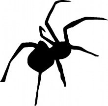 Spider Stencil For Face Painting - ClipArt Best