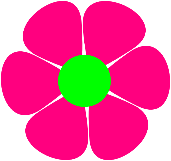 60s Flower Clipart
