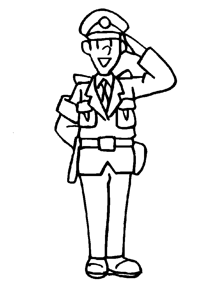 Police coloring pages to print - ColoringStar