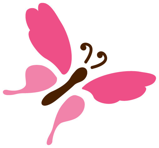 Garden Butterfly Stencil 8 - Contemporary - Wall Stencils - by My ...