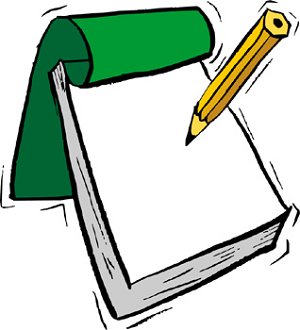 Notepad Clip Art - Tumundografico