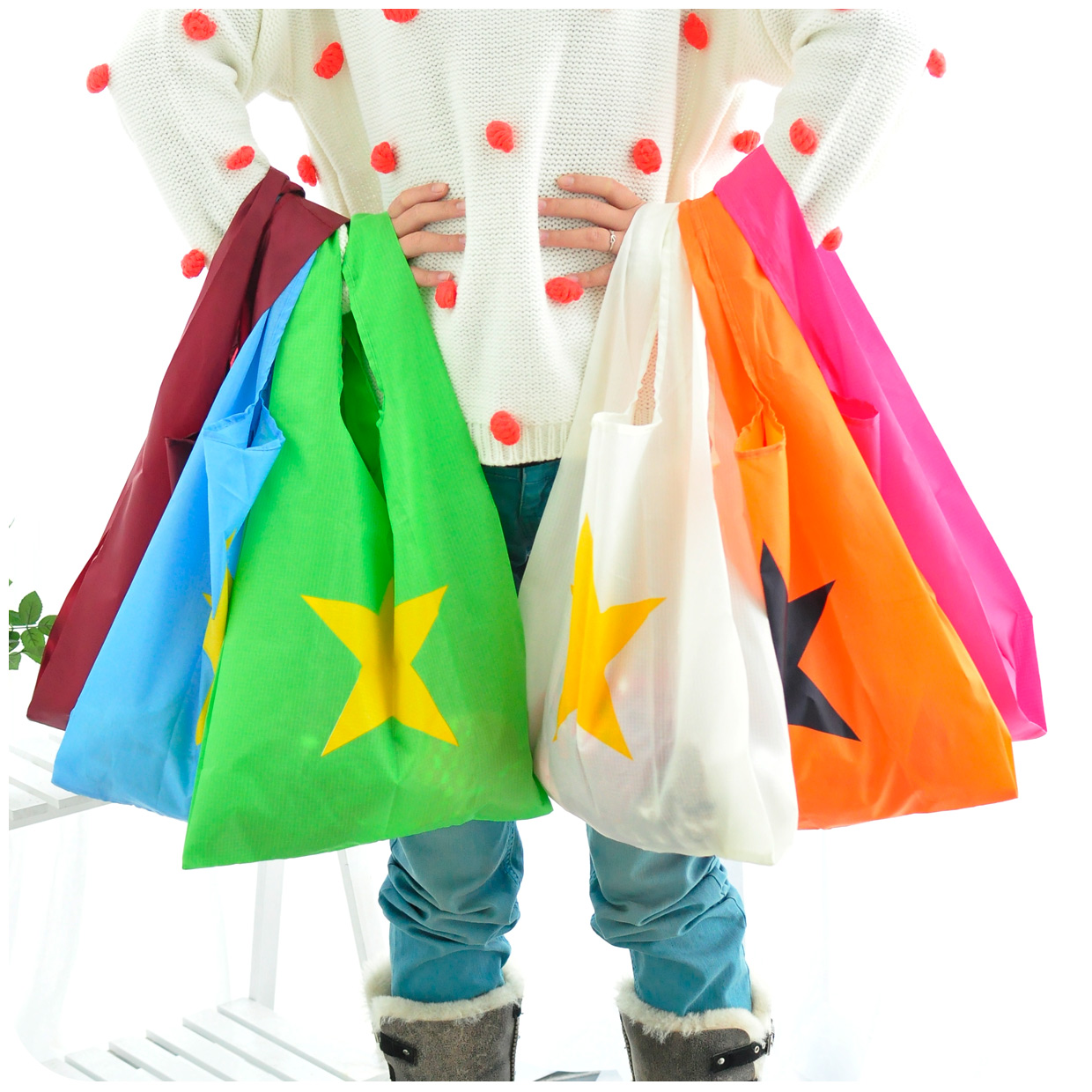 Foldable Shopping Bag in Pouch Promotion-Shop for Promotional ...