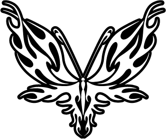 Black And White Flame Tattoos - ClipArt Best