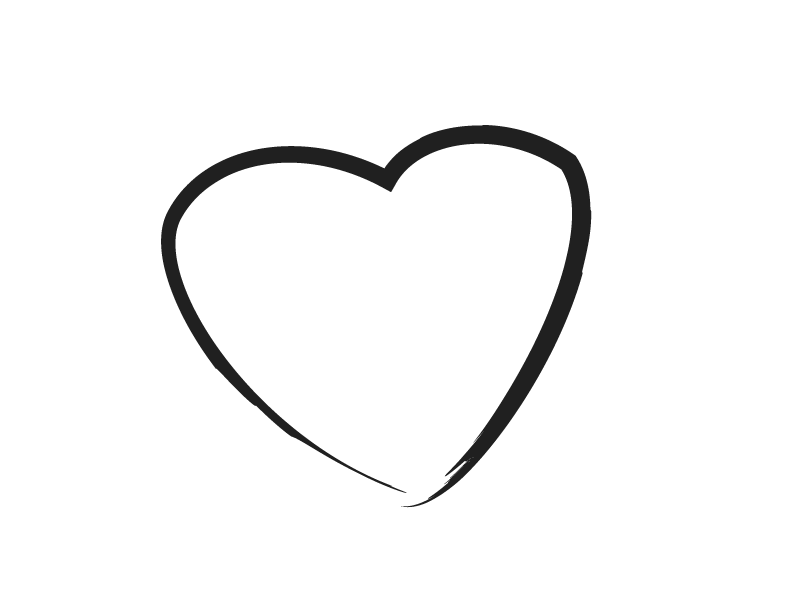 Simple Heart Outline