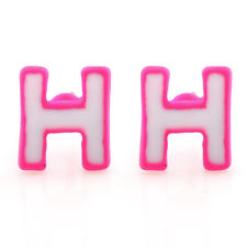 Letter H Earrings