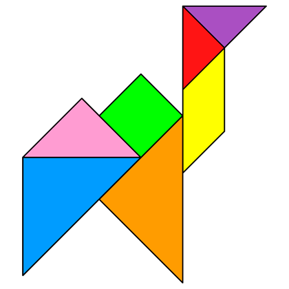 Tangram Camel - Tangram solution #37 - Fun games based on the ...