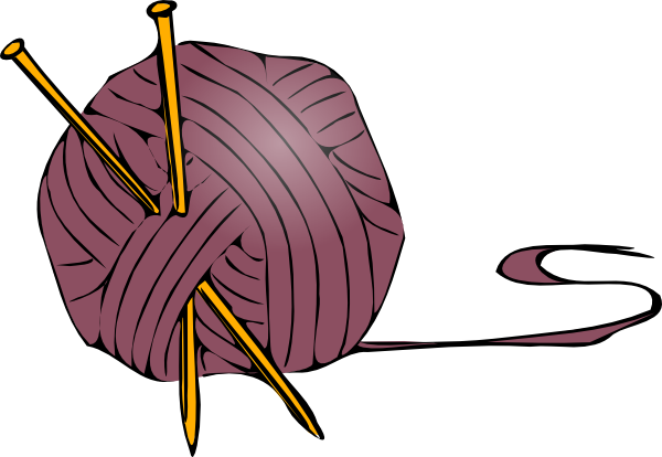 Knitting Yarn Needles clip art Free Vector / 4Vector