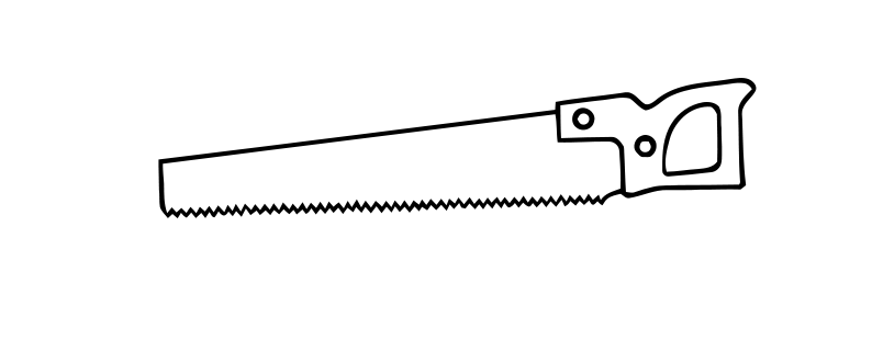 Clipart - Handsaw - Tools 5