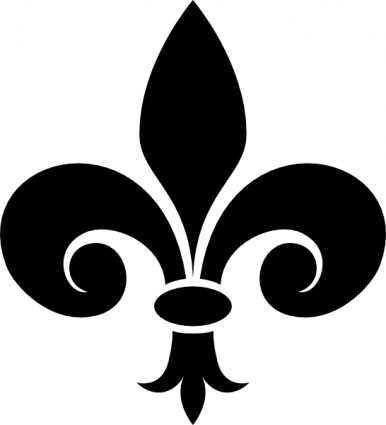Fleur De Lys clip art Free vector in Open office drawing svg ...
