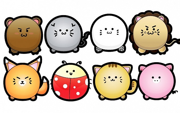 Cartoon animals and bugs vectors | Download free Vector