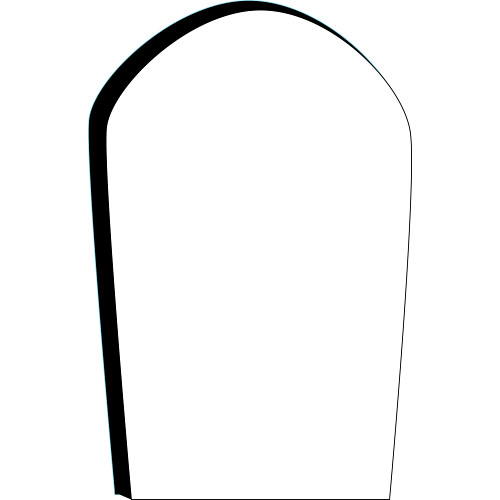 Tombstone headstone blank gravestone clipart image 2 - FamClipart