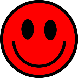 Smiley Face Babies T-Shirt - Red Babies T-Shirt & Hoodies