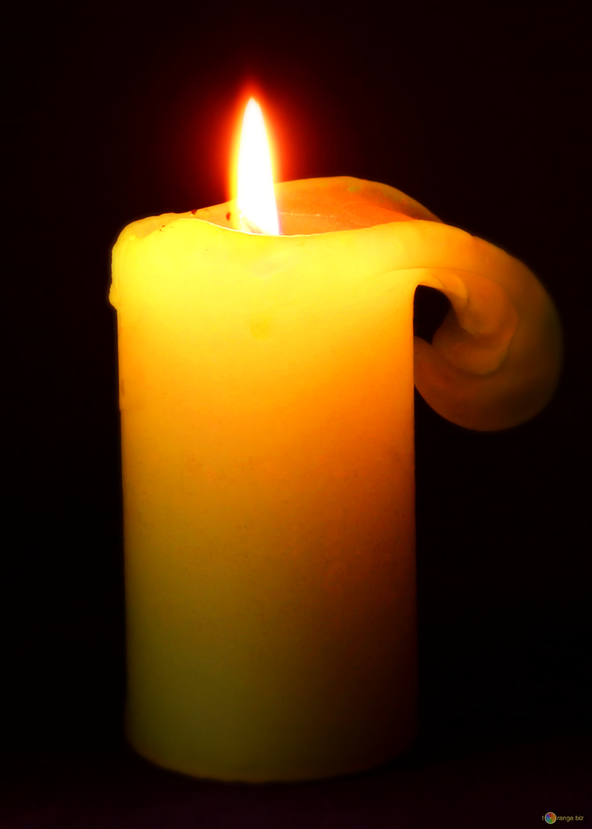 Mourning candles burning candle illustration â?? 6175