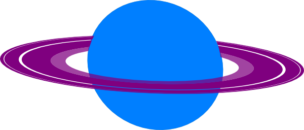Purple planet saturn pics about space clipart image #24834