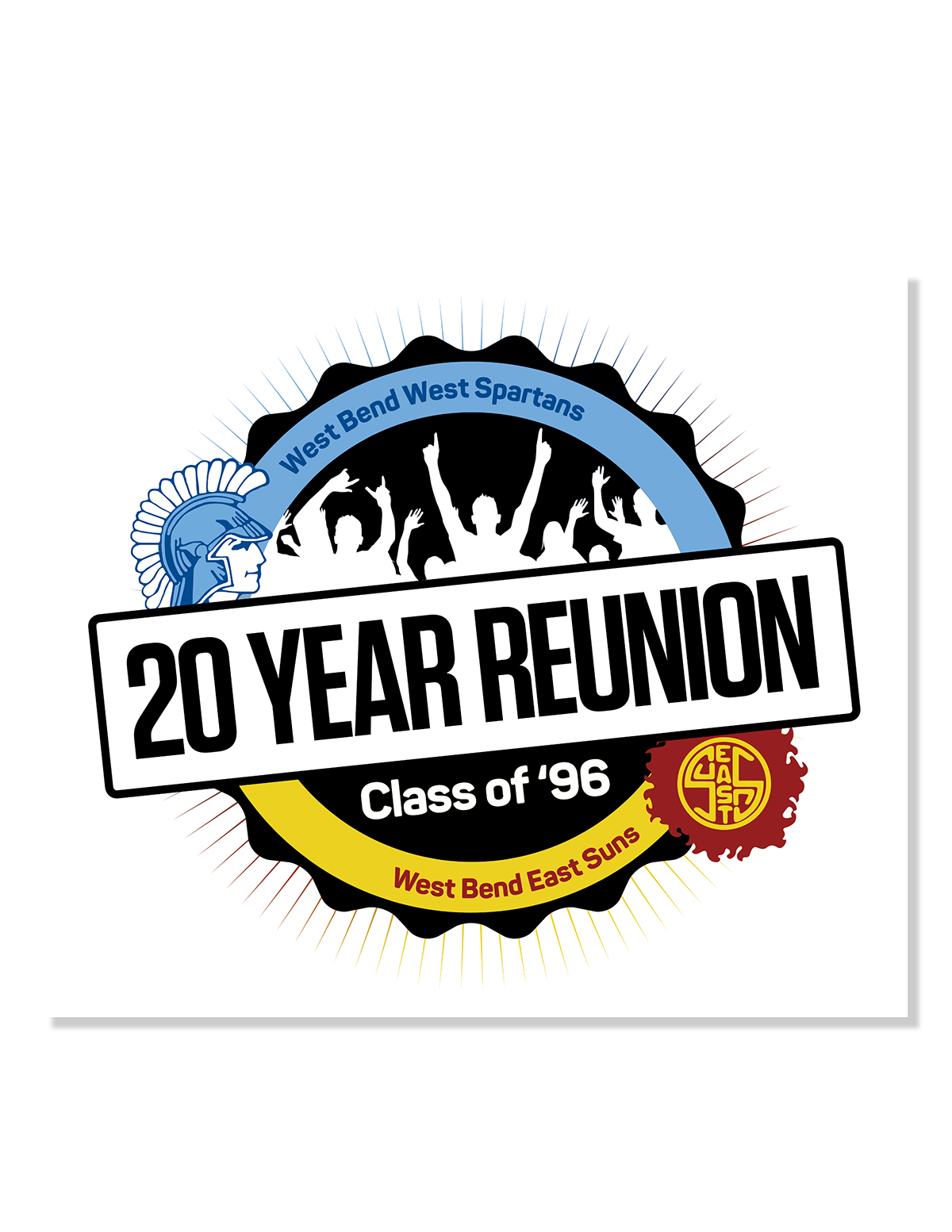 West Bend High School, Class of 1996, Reunion Logo on Behance
