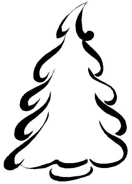 Christmas Tree Coloring Page ...