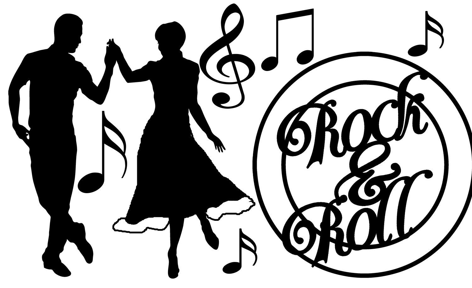 Rock And Roll Dancing Clipart Pictures