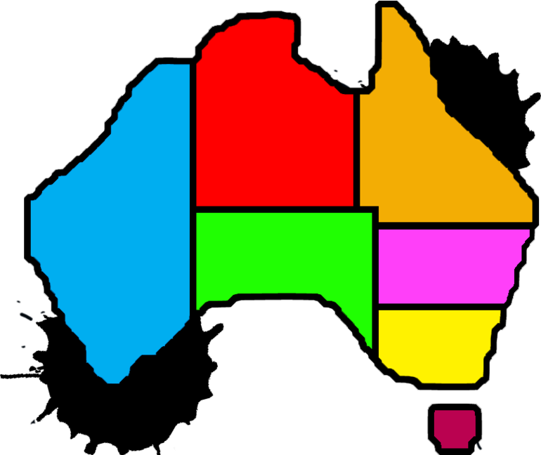 Australian Map For Kids Clipart - Free to use Clip Art Resource