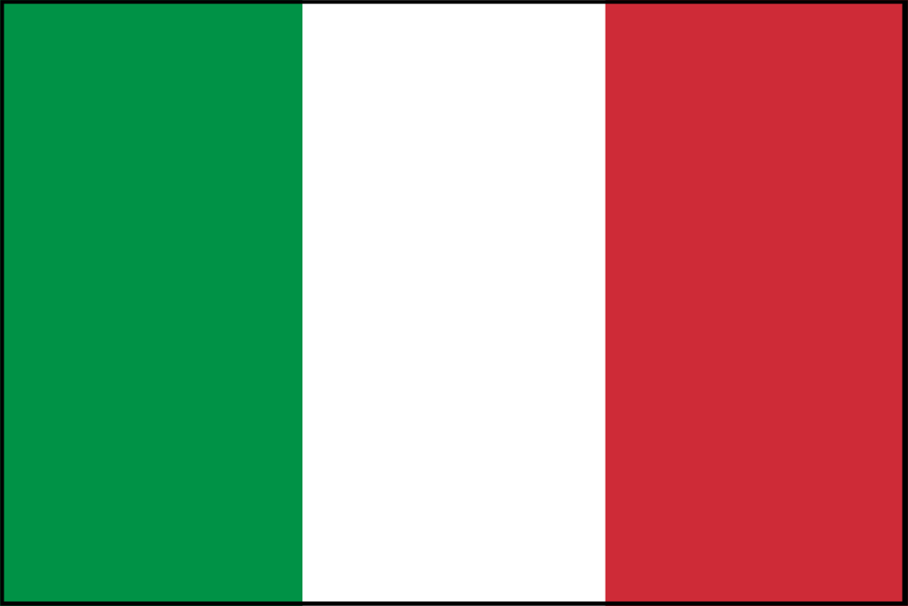 File:Flag of Italy with border.svg