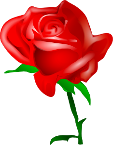 Cartoon Rose With Stem - ClipArt Best