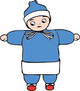 Clipart cold people