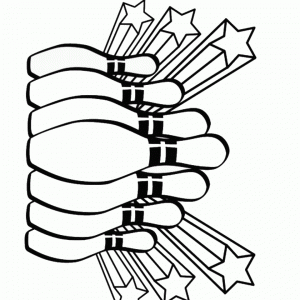 15 bowling coloring page to print | Print Color Craft