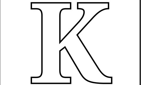 Coloring, Letter k and Search