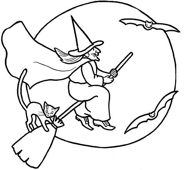 Free Halloween Coloring Pages for Kids