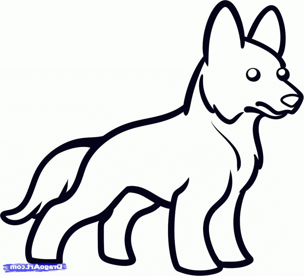 Download The The Big and Attractive Dog Drawing For Kids for For ...