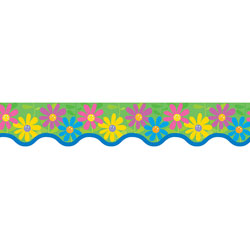 Creative Teaching Press Bulletin Board Border Flower Power 2 14 x ...