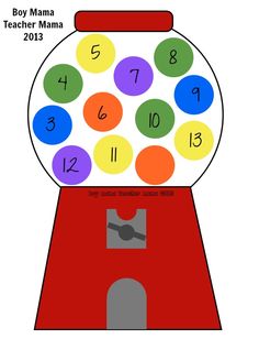 Worksheets, Gumball machine and Gumball