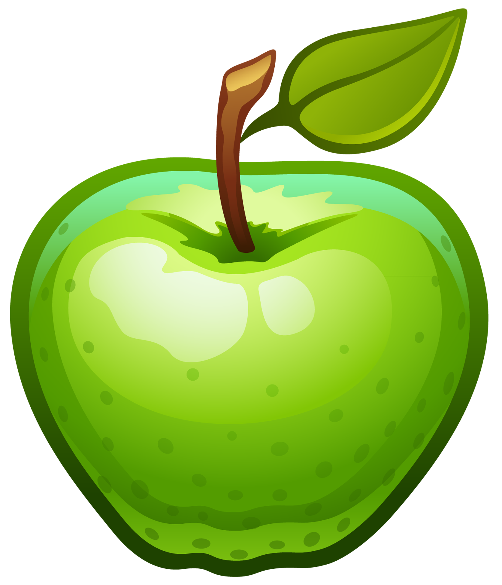 Green Apple Clipart - Free Clipart Images