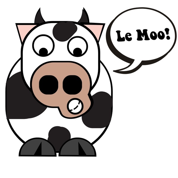 Picture Of A Cartoon Cow