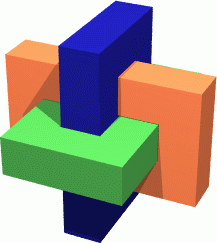 Borromean ring puzzle